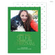 Green Selfie Christmas Foil Photo Cards Image 4 of 6